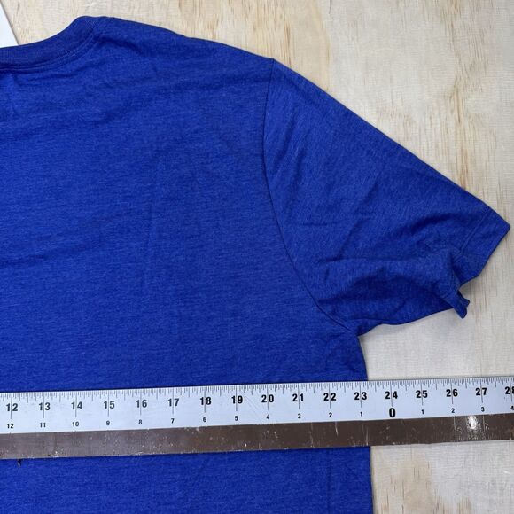 NEW Buffalo Bills Nike Overlap Lockup Mens Short Sleeve Shirt Blue sx XL - Picture 10 of 11